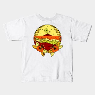 Island Sunset Kids T-Shirt